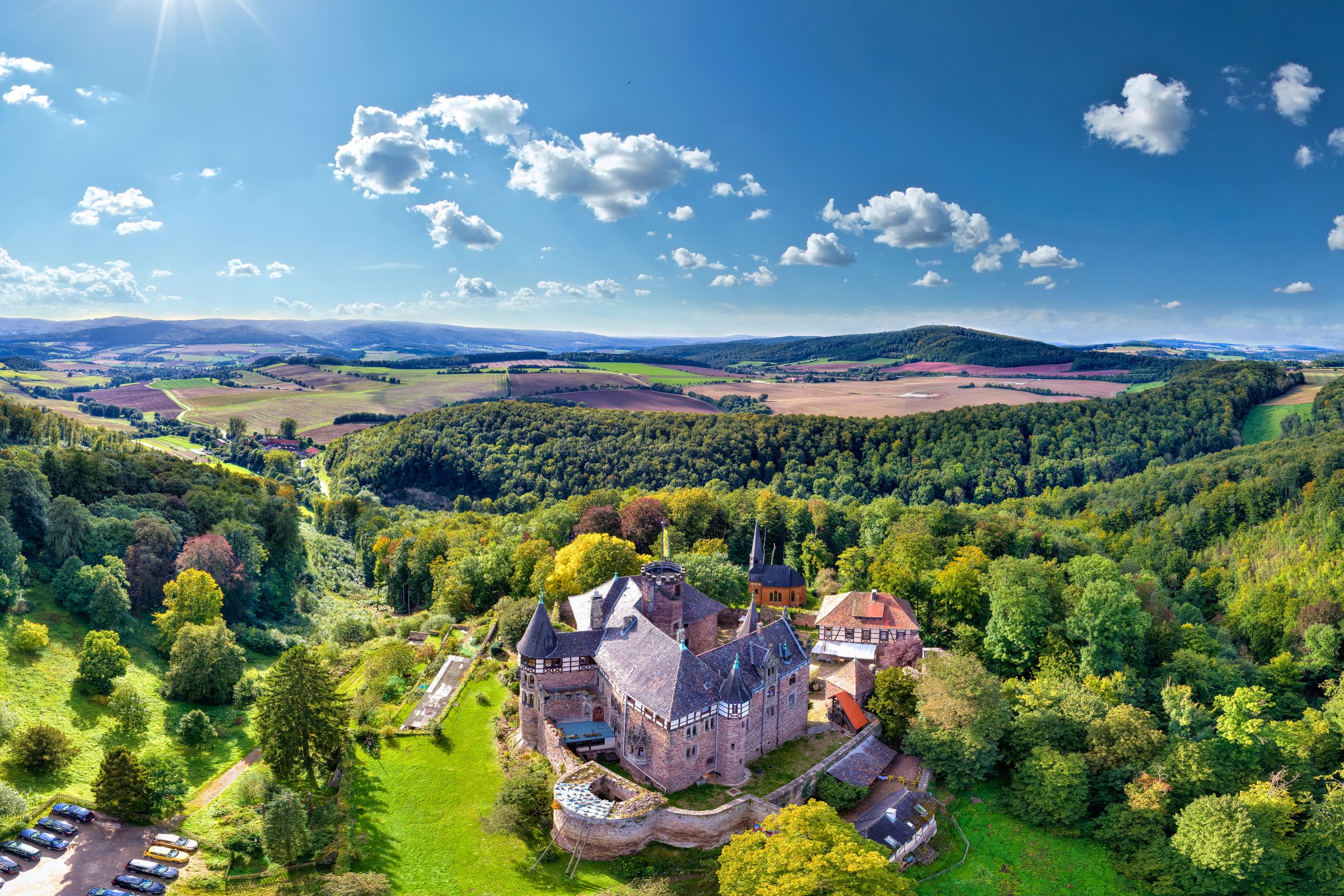 Castle Berlepsch with a great view