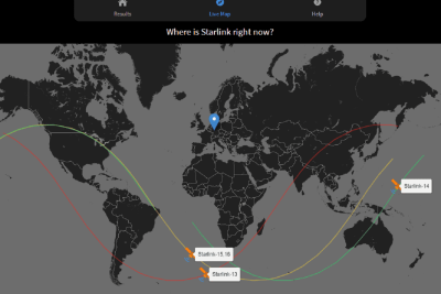 There is no need to search the night sky to see Starlink&#039;s satellites. One look at www.findstarlink.com is enough to follow the route of the satellites. Those who prefer to see the light points live can enter their whereabouts and see when they are passing over their own home.