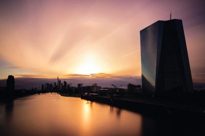 The towering bank skyscrapers in Frankfurt are a testament to the importance of the metropolitan region within the Euro zone.